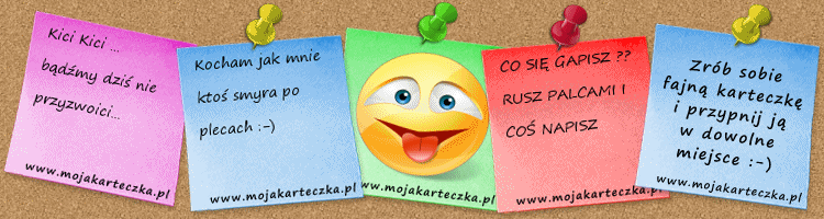 Moja Karteczka - Zr�b i Przypnij sobie Karteczk�