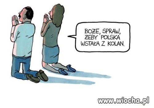 Żeby Polska wstała z kolan - wiocha.pl absurd 1455209