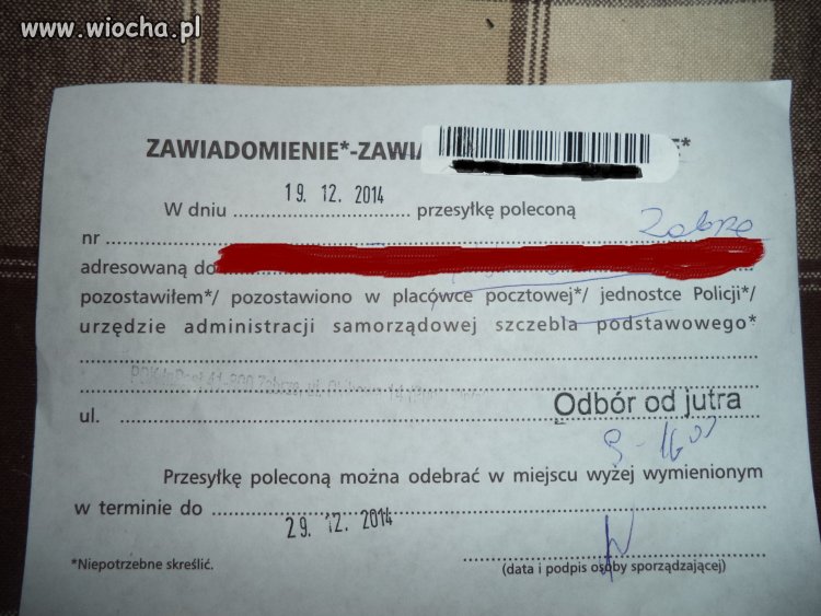 Awizo Z Inpost - Gdzie Mogę Odebrać Przesyłkę? - Wiocha.pl Absurd 1178681