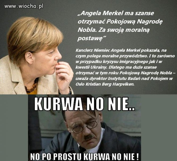Pokojowa Nagroda Nobla dla Merkel ...