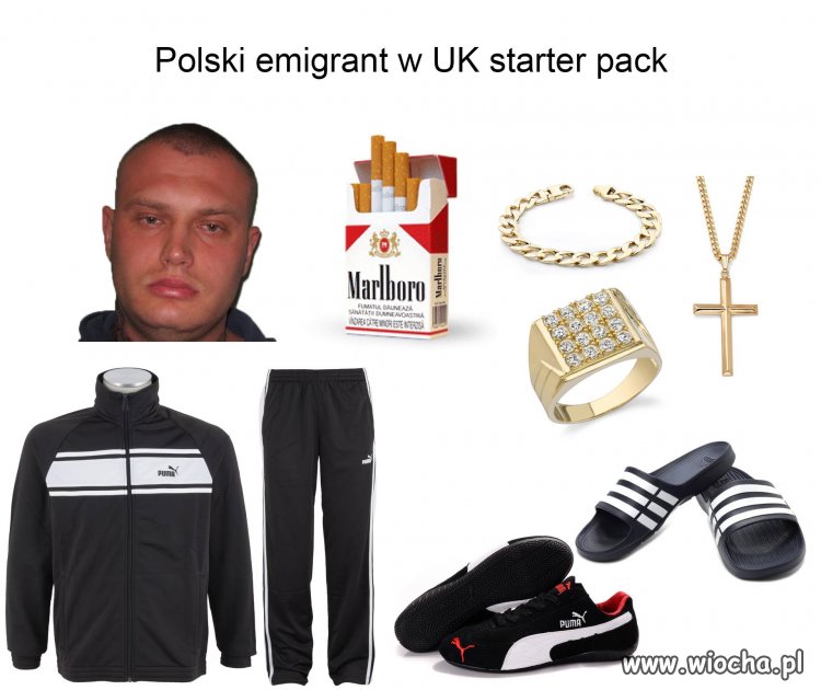 Starter Pack Polskiego Emigranta - Wiocha.pl Absurd 1472987